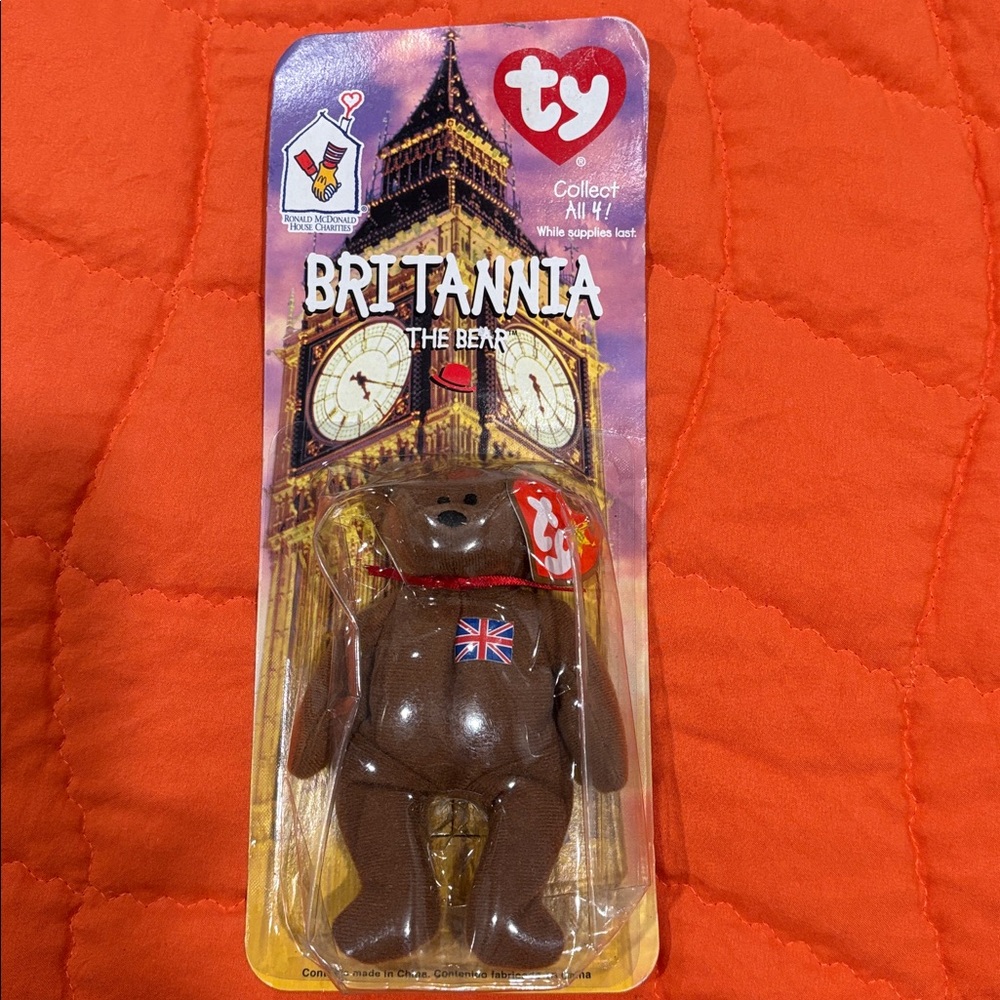 Ty Britannia The Bear
McDonald’s Beanie Babies Collectible 
NWT